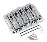 LYWSMSK Ponte per basso a 5 corde con selle regolabili indipendenti per il corpo BB285 (cromato)