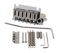 LYWSMSK Ponte tremolo per chitarra a 2 punti ST, in ottone massiccio, distanza tra le corde da 10,8 mm, sella in acciaio inox