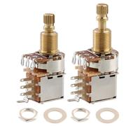 LYWSMSK Potentionmeters - Potentionmetri per chitarra, in ottone, 2 pezzi (B25K)