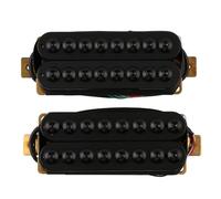 LYWSMSK Set di pickup Humbucker per chitarra elettrica a 8 corde, stile Invader, collo e ponte, con magnete in ceramica, colore nero