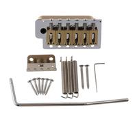 LYWSMSK Set ponte tremolo per chitarra a 6 punti, 52,5 mm, blocco in ottone, sella in ottone per chitarra elettrica ST Start
