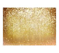 LYWYGG 7x5FT Vinile Fotografia Dorato Particelle Speckle Dreamy Fantasy Dreamlike Tema Metallo Festivo Festa di Compleanno Decorativo CP-10