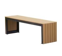 lyxamjrzyp Panchina Da Esterno, Skinny Panca Da Giardino Per Outside, Panca Da Parco Con Telaio In Acciaio, Pancas Per Strada, Comunità, Piazza(70.8in/180cm)
