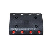 LYXBKSW Dossi Artificiali in Plastica, Dosso Artificiale per Garage, Alta visibilità, Portata 30t/66138lb, per Strade(Black)