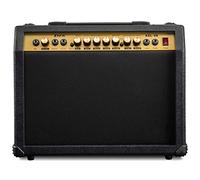 LyxPro Amplificatore per chitarra elettrica da 40 Watt | Combo Solid State Studio & Stage Amp con 8 "4-Ohm Speaker, controlli EQ personalizzati, Drive, Delay, ¼" passivo/attivo/ingresso microfono,