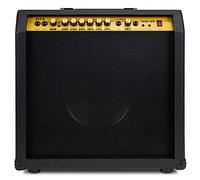 LyxPro Amplificatore per chitarra elettrica da 60 Watt | Combo Solid State Studio & Stage Amp con altoparlante da 10" 4 Ohm, controlli EQ personalizzati, Drive, Delay, ingressi