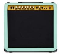 LyxPro Amplificatore per chitarra elettrica da 60 Watt | Combo Solid State Studio & Stage Amp con altoparlante da 10" 4 Ohm, controlli EQ personalizzati, Drive, Delay, ingressi passivi/attivi