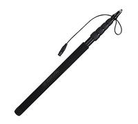 LyxPro Asta professionale MPL-20 con cavo interno per microfoni Shotgun, canna da pesca Boompole per pesci si estende da 2,4 a 9,25 cm