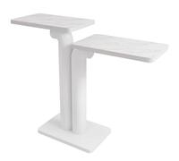 LYXWGRZD Tavolo Consolle, Tavolo d'ingresso Stretto con Struttura in Metallo, Tavolino d'accento in Marmo Contemporaneo, Tavolino Dietro Il Divano, for Ingresso Del Corridoio Del Soggiorno(White)