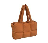 LYXYGMV Borsa a mano da donna, borsa trapuntata a quadri, a tracolla retrò alla moda a, borse morbide Per Viaggi, Lavoro, Palestra(Brown)