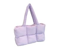 LYXYGMV Borsa a mano da donna, borsa trapuntata a quadri, a tracolla retrò alla moda a, borse morbide Per Viaggi, Lavoro, Palestra(Purple)