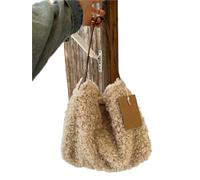 LYXYGMV Borsa a tracolla morbida in pelliccia autunno inverno, grande capacità, singola Per L'autunno e L'inverno