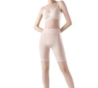 LYXYGMV Safety Pant Women Casual Pant Hip Lifting Yoga Pant Women Elastic Leggings Short Adatto per Yoga e Jogging(Beige,L (50-60kg))