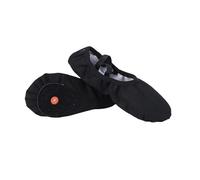 LYXYGMV Scarpe da ballo con lacci gratuite, morbide, traspiranti, adatte alla pelle di bambini e donne, for la pratica del balletto Per Esercitazioni o Spettacoli di Danza(Black,31in21.5CM)