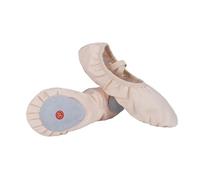 LYXYGMV Scarpe da ballo con lacci gratuite, morbide, traspiranti, adatte alla pelle di bambini e donne, for la pratica del balletto Per Esercitazioni o Spettacoli di Danza(Beige,35in23.5CM)