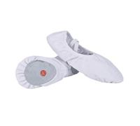 LYXYGMV Scarpe da ballo con lacci gratuite, morbide, traspiranti, adatte alla pelle di bambini e donne, for la pratica del balletto Per Esercitazioni o Spettacoli di Danza(White,38in25CM)