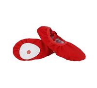 LYXYGMV Scarpe da ballo con lacci gratuite, morbide, traspiranti, adatte alla pelle di bambini e donne, for la pratica del balletto Per Esercitazioni o Spettacoli di Danza(Red,40in26CM)