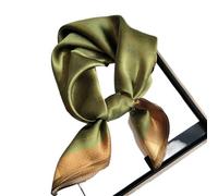 LYXYGMV Sciarpa Quadrata Stampata, Semplice, con Motivo Floreale, in Imitazione Seta, Elegante Bandana da Donna, Foulard da Collo Adatto per I Viaggi E Il Pendolarismo