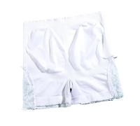 LYXYGMV Women Lace Shorts Under The Skirt Safety Pants Underwear Thigh High Short Pant Adatto per Yoga e Jogging(White)