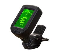 LYYDAN Accordatore per Chitarra a Clip, Accordatore Accordatore Multifunzionale con Display LCD e Batteria per Chitarra, Basso, Violino, Ukulele, 12 Legge Media