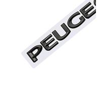 LYYMX Emblema Badge per Peugeot 107 206 207 208 308 307 407 508 2008 3008, Stemmi Adesivi per Auto Lettere di Emblema dell'auto, Distintivo Logo Emblema Adesivi Auto Decorare,B