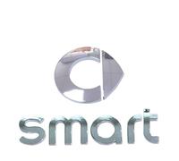 LYYMX Emblema Badge per Smart, Stemmi Adesivi per Auto Lettere di Emblema dell'auto, Distintivo Logo Emblema Adesivi Auto Decorare,C