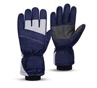 LYYQH Winter Ski Gloves Adult Windproof and Waterproof Men's Winter Riding Cold and Warm Ski Gloves Thickened (Color : C Size : One Size)