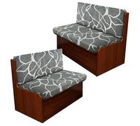 LYZIDEBAE Fodere per Cuscini per Dinette per Camper Stampate Copri Cuscini per Camper Fodera per Cuscino per Divano di Ricambio Coprisedili per Panca per Camper Lavabile,1,Set of 2