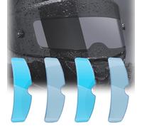 LYZPD 4 Pezzi Pellicola Antiappannamento Casco Moto per Arai Tour Cross 5, Pellicola Antipioggia, Pellicola Protettiva HD Trasparente,B