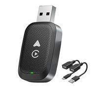 LYZPD Adattatore CarPlay Wireless per VW Arteon Executive Car 2017-2020 2021 2022 2023 2024 2025 2026, Plug & Play, Connessione Automatica Rapida, Convertitore CarPlay Wireless 2 in 1,Ink Black