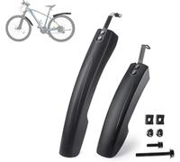LYZPD Parafango Bici Set per Cube Acid, Anti-Splash Regolabile Mudguard Anteriore E Posteriore Anti Graffi Bicicletta Accessori,A