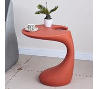 LyzqxHL Piccola scrivania, tavolino moderno da divano, graziose scrivanie da caffè, tavolini da divano for soggiorno o sala da pranzo, bar, balcone, camera da letto(Red)
