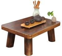 LyzqxHL Tavolino da caffè moderno in legno con supporto portaoggetti centrale, pavimento giapponese Tatami, piccola casa, finestra bassa, mobile, zen, grandi tavoli da tè for soggiorno(50x35x22cm)
