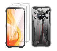 LYZXMY Cover per Cubot Kingkong 11(6.72") Trasparente Custodia + 2 Pezzi Pellicola Protettiva in Vetro Temperato, Ultra Sottile in Silicone Protettivo Bumper TPU Morbido Gel Case