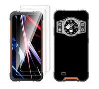 LYZXMY Cover per Cubot KingKong Ace 3(6.58") Nero Custodia + 2 Pezzi Pellicola Protettiva in Vetro Temperato, Ultra Sottile in Silicone Protettivo Bumper TPU Morbido Gel Case