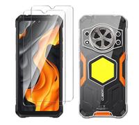 LYZXMY Cover per Cubot KingKong Power 5(6.88") Trasparente Custodia + 2 Pezzi Pellicola Protettiva in Vetro Temperato, Ultra Sottile in Silicone Protettivo Bumper TPU Morbido Gel Case