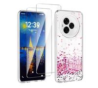 LYZXMY Cover per TCL NxtPaper 60 Ultra 5G(7.2") Trasparente Custodia + 2 Pezzi Pellicola Protettiva in Vetro Temperato, Ultra Sottile in Silicone Protettivo Bumper TPU Morbido Gel Case-WM85