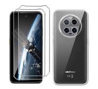 LYZXMY Cover per Ulefone Armor 23 Ultra(6.78") TrasparenteCustodia + 2 Pezzi Pellicola Protettiva in Vetro Temperato, Ultra Sottile in Silicone Protettivo Bumper TPU Morbido Gel Case