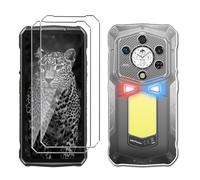 LYZXMY Cover per Ulefone Armor 29 Ultra(6.67") Trasparente Custodia + 2 Pezzi Pellicola Protettiva in Vetro Temperato, Ultra Sottile in Silicone Protettivo Bumper TPU Morbido Gel Case