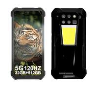 LYZXMY Cover per Unihertz 8849 Tank 3 Pro(6.79") Nero Custodia, Ultra Sottile in Silicone Protettivo Bumper TPU Morbido Gel Case
