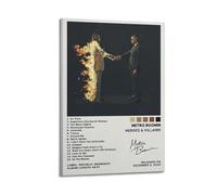 LYZYYW Metro Boomin Heroes & VillainsCanvas Art Album Artistico Hip-Hop Artista Tela Album Pittura Album Pittura a Olio Decorare Teen Casa Ufficio 30 x 45 cm Cornice Stile 38