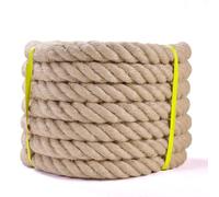 LZ.MZXU Corda Canapa, 20M x 26mm Corda di Iuta Naturale Spago Juta Corda Spago da Giardino Spago per Decorazioni Giardinaggio Artigianato Confezioni Regalo Fai da Te