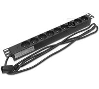 LZ1U9GBW-KC14 Multipresa rack 19" 9x230V C14