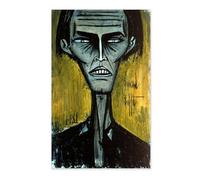 LZ6J8C9 Bernard Buffet Poster-Quadro Bernard Buffet-Quadro Espressionismo-Autoritratto-Stampa Artistica Su Tela-Immagini Murale Decorazione Da Parete 60x95cm(24x37 pollici) Senza cornice