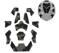 LZAQHMT 11 Pezzi Toppe Adesive Magiche per Casco Tattico - Toppe Adesive con Hook And Loop per Accessori per Casco Fast SF High-Cut, Equipaggiamento Tattico da Softair(BCP)