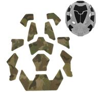 LZAQHMT 11 Pezzi Toppe Adesive Magiche per Casco Tattico - Toppe Adesive con Hook And Loop per Accessori per Casco Fast SF High-Cut, Equipaggiamento Tattico da Softair(CP)