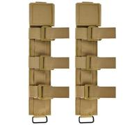 LZAQHMT 2 Pezzi Adattatore Tattico Molle per Accetta E Adattatore per Fodero Coltello - Porta Attrezzi per Giubbotto, Borsa, Softair(CB)