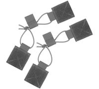 LZAQHMT 2 Pezzi Corda Elastica Tattica di Ritenzione - Chiusura A Strappo per Custodia Radio/Caricatore, Organizzatore Equipaggiamento Militare Molle, Regolabile(Wolf Grey)