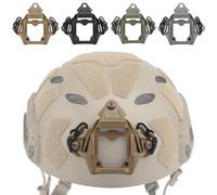 LZAQHMT Adattatore per Casco Softair con Supporto Tattico VAS Adattatore per Montaggio su Casco per Visore Notturno - Staffa Alluminio con Cordino Gancio per Accessori per Casco Softair Fast(CB)