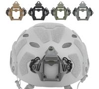 LZAQHMT Adattatore per Casco Softair con Supporto Tattico VAS Adattatore per Montaggio su Casco per Visore Notturno - Staffa Alluminio con Cordino Gancio per Accessori per Casco Softair Fast(WG)